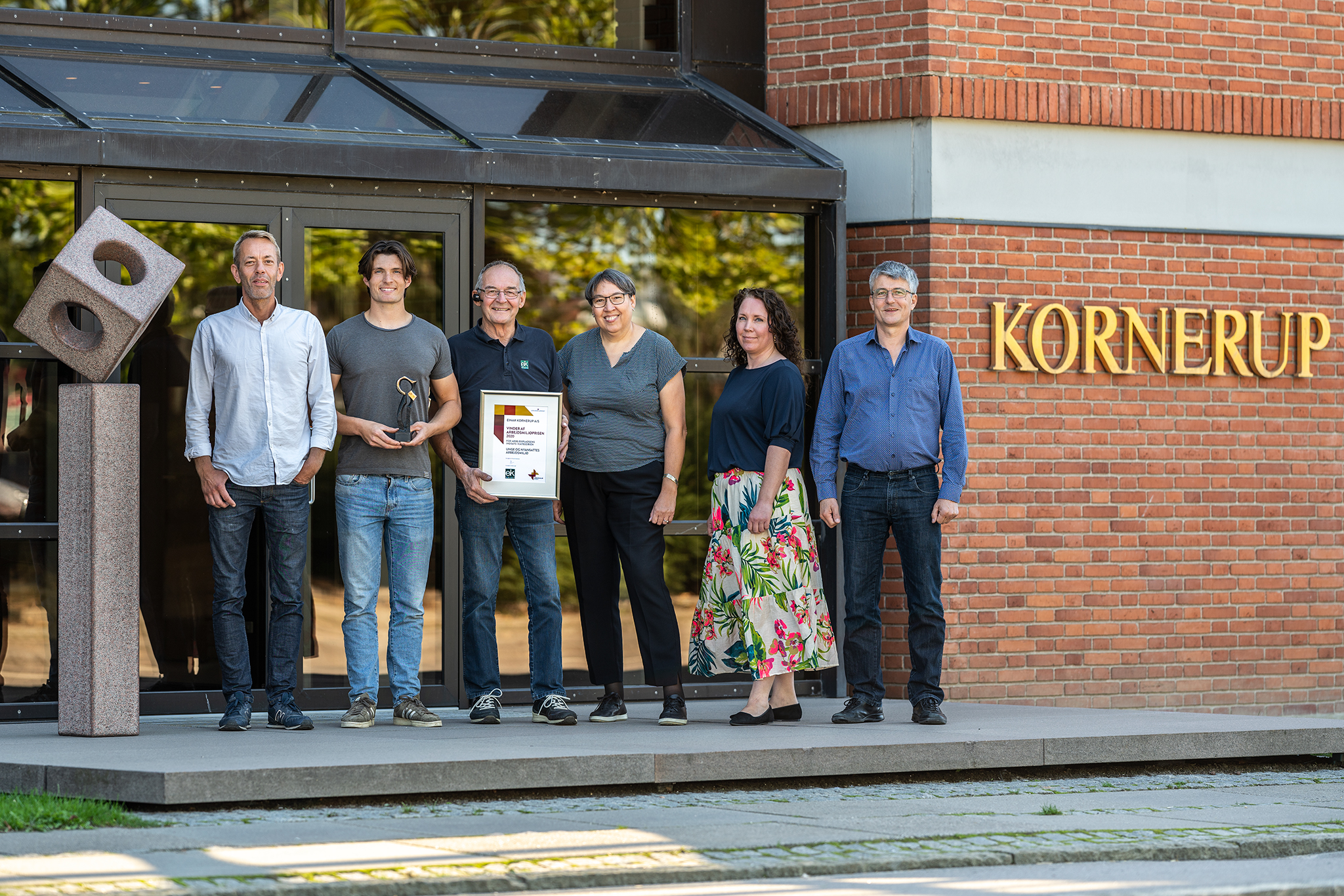 Virksomheden Einar jornerup modtager Arbejdsmiljøprisen 2020 i kategorien Unge og Nyansatte.